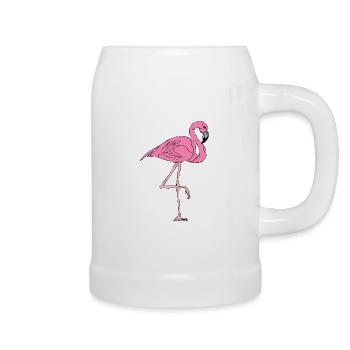FLAMANT - Chope en céramique - blanc - Droite