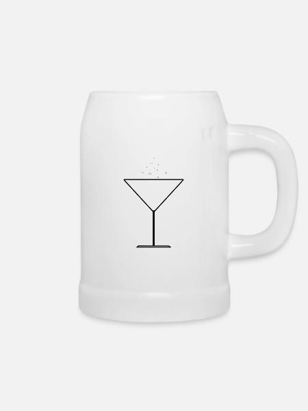 Martini - Bierkrug - Weiß