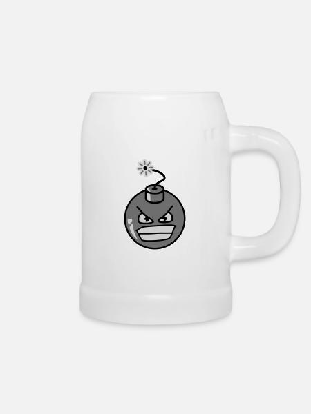 Bomb - Bierkrug - Weiß