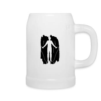 Fitness Sport Endurance Workout - Beer Mug - white - Right