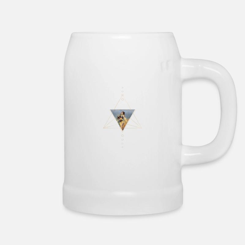 Phoenix woman - Beer Mug - white