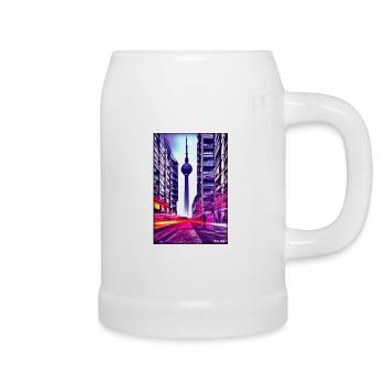 Berlin Berlin TV Tower City Landmark - Beer Mug - white - Right