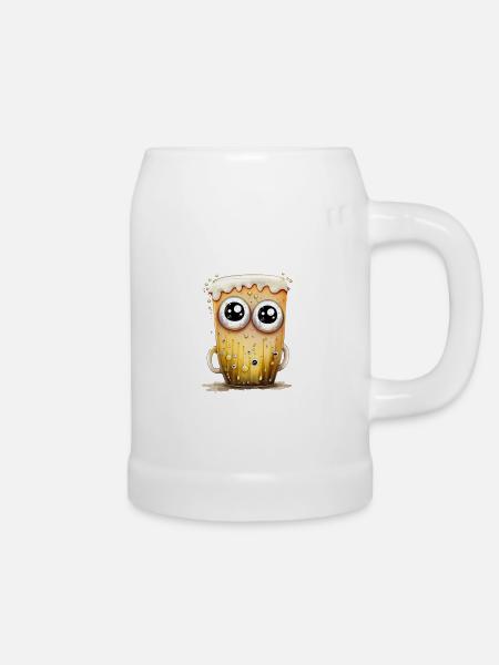 Bierglas Illustration - Bierkrug - Weiß