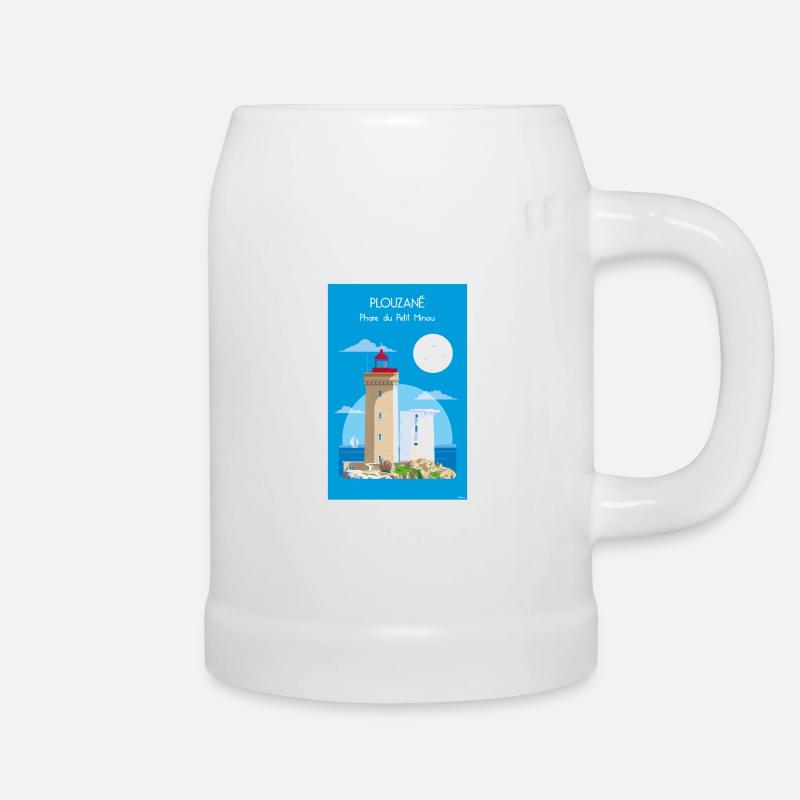 LEUCHTTURM DES KLEINEN KÄTZCHENS - Bierkrug - Weiß