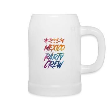 Mexico Party Crew Colorful - Beer Mug - white - Right