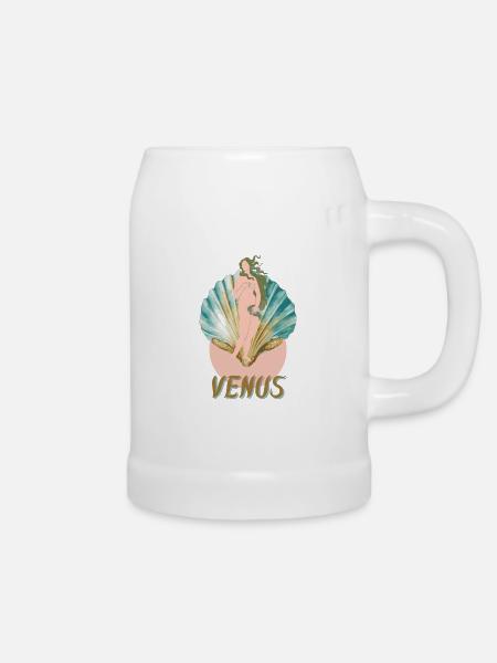 Venus - Bierkrug - Weiß