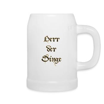 Lord of Things gold - Beer Mug - white - Right