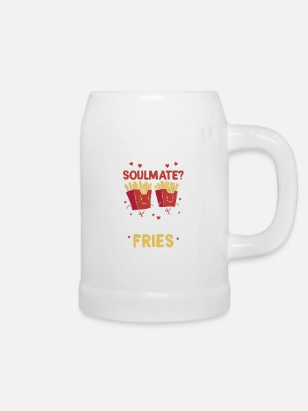 : My Crunchy Soulmate - Bierkrug - Weiß