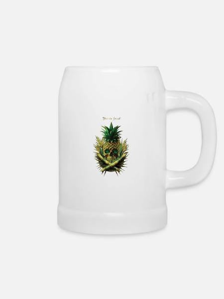 Victoria Ananas - Bierkrug - Weiß