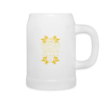 Bachelor Maarten - Bierkrug - Weiß - Rechts