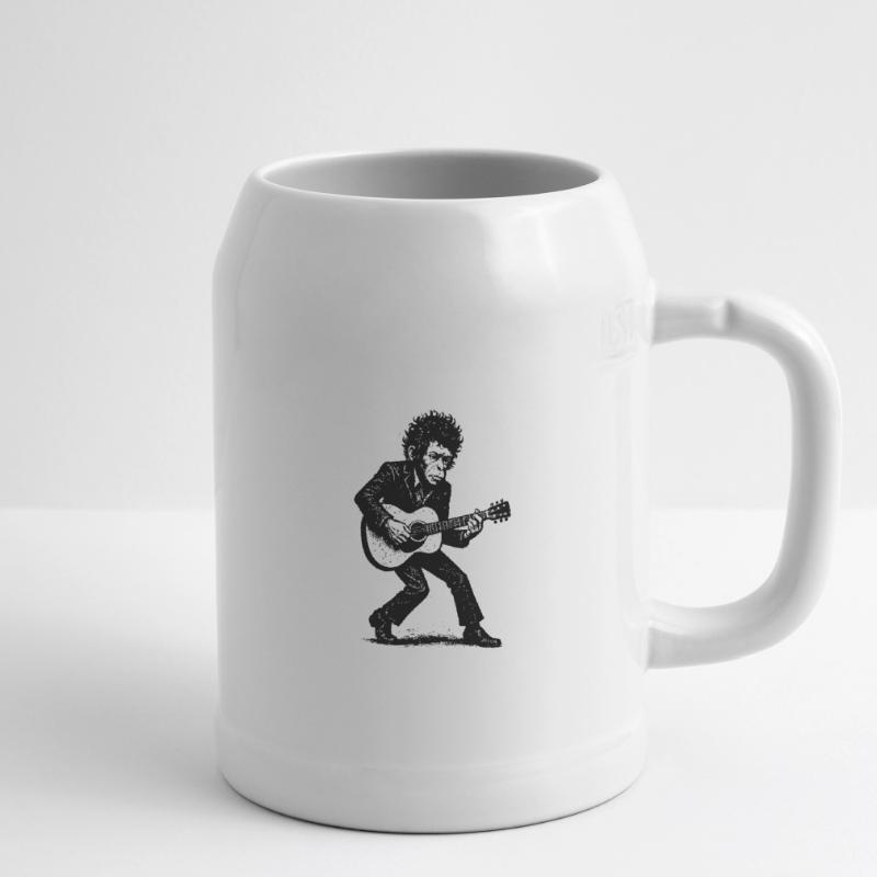 Auteur-compositeur-interprète | Le Singe Danseur Chope en céramique