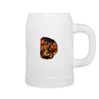 Ramen Is Life - Beer Mug - white - Right
