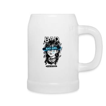 Bad Girl Anime E-Girl Esthétique Design - Chope en céramique - blanc - Droite