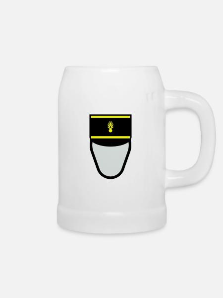 Gendarm Képi G.M. (Mobile Constable) - Bierkrug - Weiß