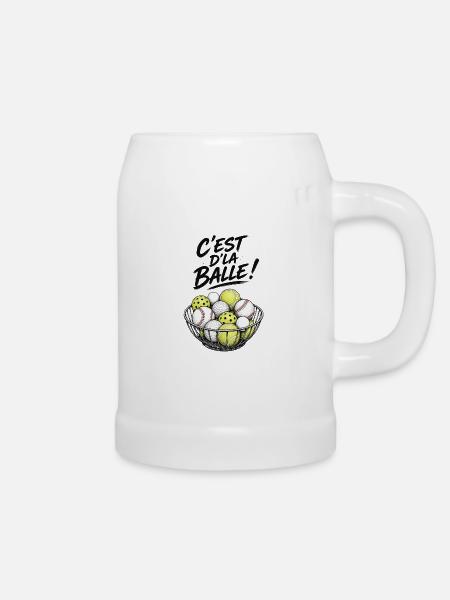 ES IST EIN BALL! - Bierkrug - Weiß