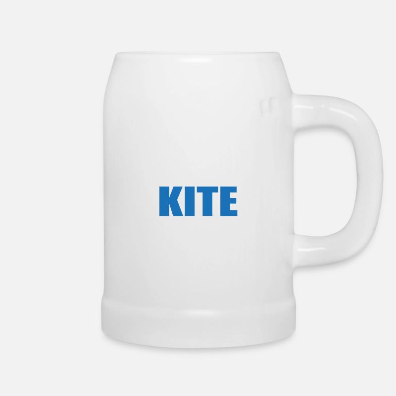 kite - Beer Mug - white