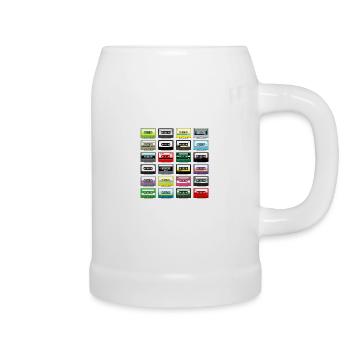 K7 Artichok vintage - Beer Mug - white - Right