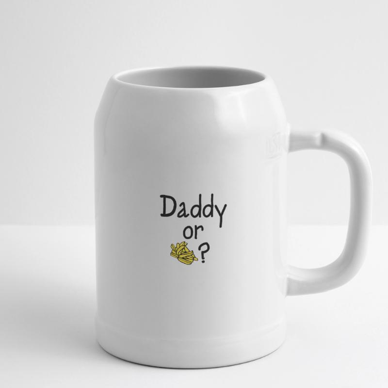 Daddy oder Chips? Bierkrug