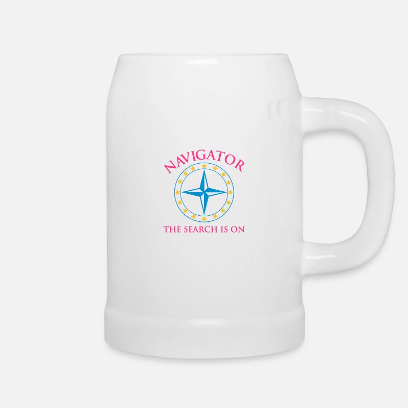 Navigator - Bierkrug - Weiß