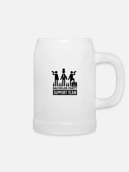 junggesellenabschied - Bierkrug - Weiß