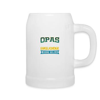 Opa Großvater Opi Geschenk - Bierkrug - Weiß - Rechts