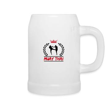 Muay Thai - Beer Mug - white - Right