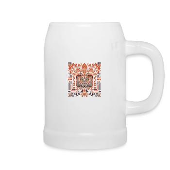 Motif Inca - Beer Mug - white - Right