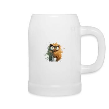 Grouch du matin - Chope en céramique - blanc - Droite