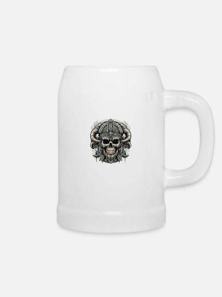 Verschleierte Ahnen - Bierkrug - Weiß