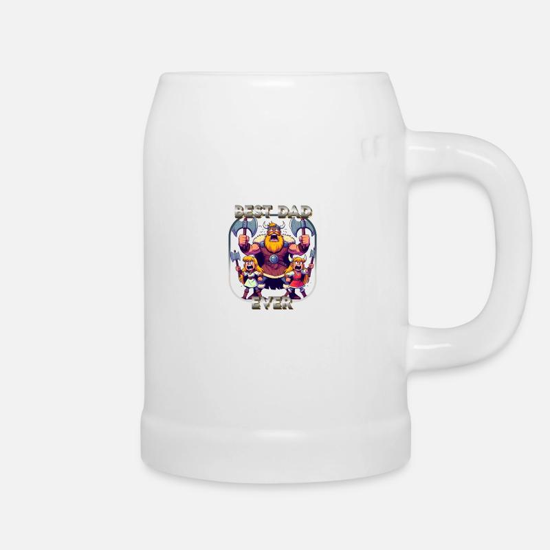 Best Dad Ever - Beer Mug - white