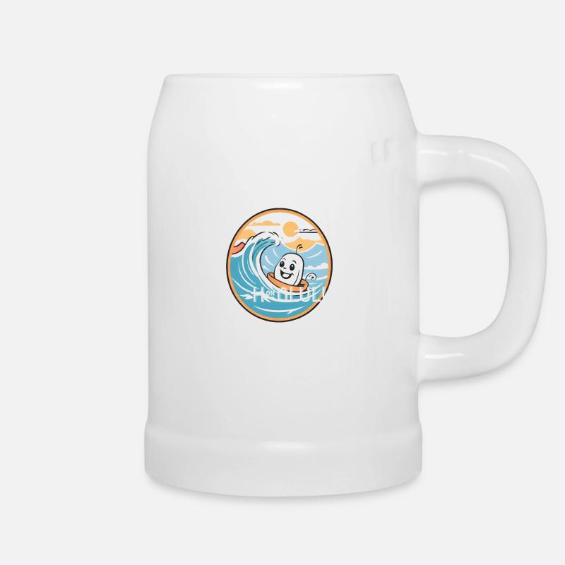 Honolulu Hawaii USA Geschenk Geschenkidee - Bierkrug - Weiß