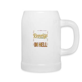 I Believe In Revenge I'll Heal In Hell 11 - Bierkrug - Weiß - Rechts