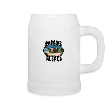 Paradise Alsace - Beer Mug - white - Right