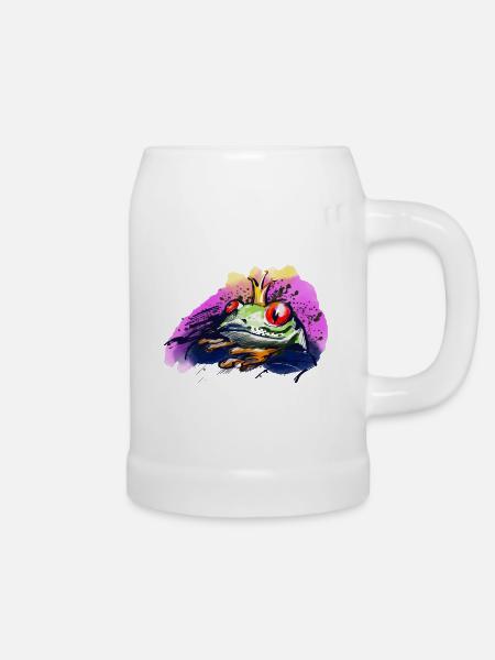 Der Froschprinz - Bierkrug - Weiß