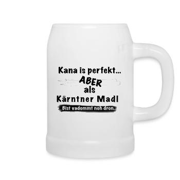 Kärntner Madl - Bierkrug - Weiß - Rechts