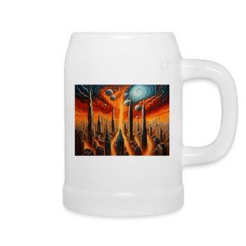 Nature's Fury #9 - Beer Mug - white - Right