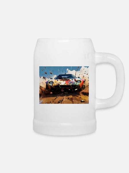 Rallye-Raid #1 - Bierkrug - Weiß