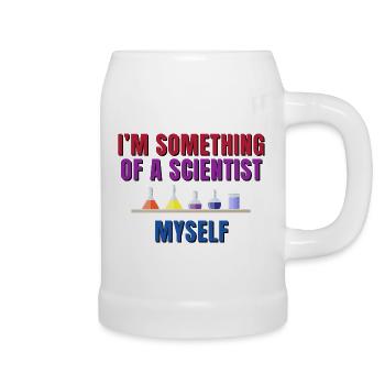 I’m something of a scientist myself - Beer Mug - white - Right