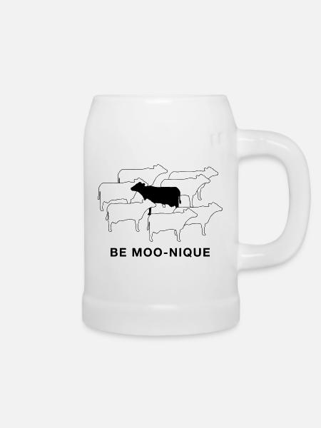 Soyez Moo- - Chope en céramique - blanc