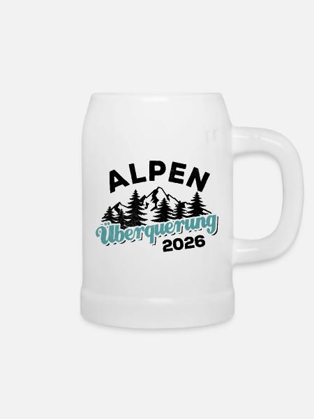 Alpen Überquerung 2026 - Wandern - Bierkrug - Weiß