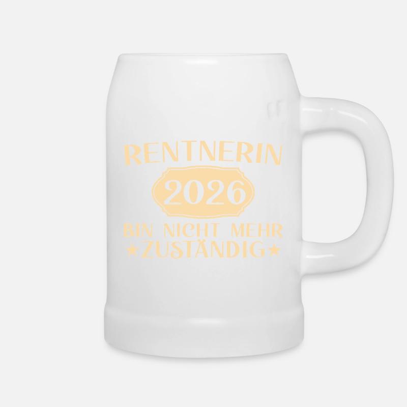 Retraité 2026 Plus responsable Adieu à la retraite - Chope en céramique - blanc