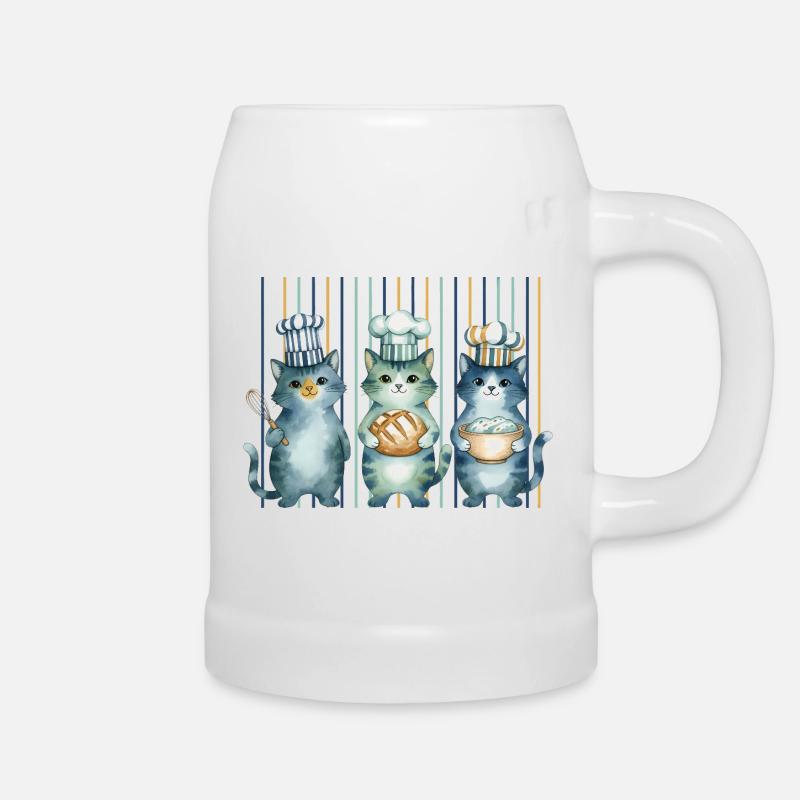 sourdough Bread Baking Baker Sourdough Starter Era - Beer Mug - white