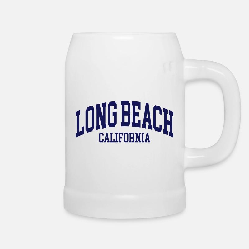 Long Beach - Bierkrug - Weiß