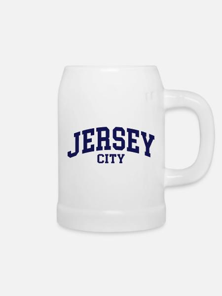 Jersey City - Bierkrug - Weiß
