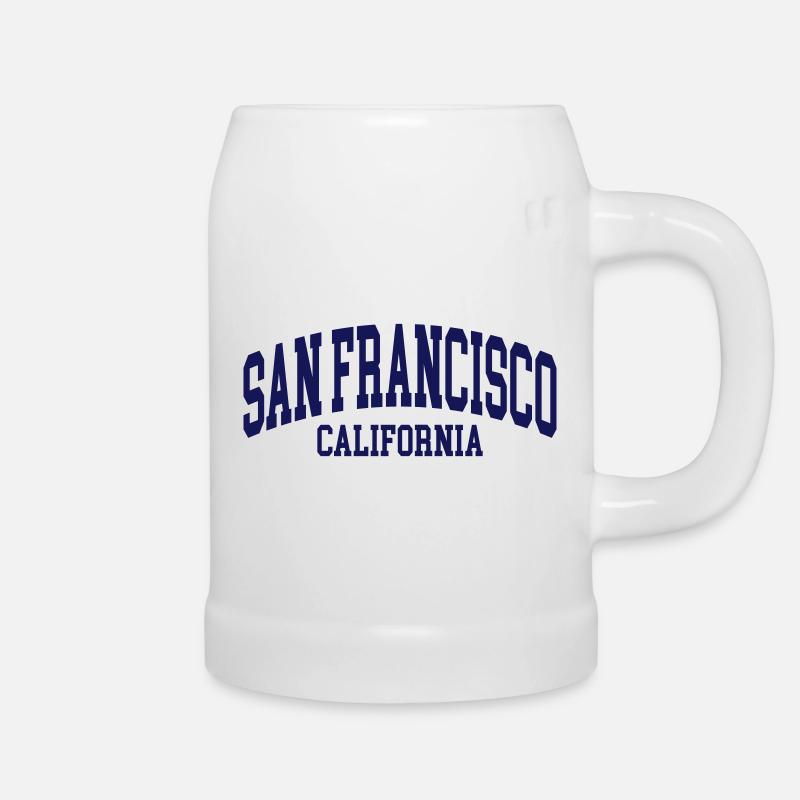 San Francisco - Chope en céramique - blanc