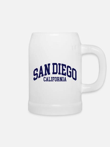 San Diego - Bierkrug - Weiß