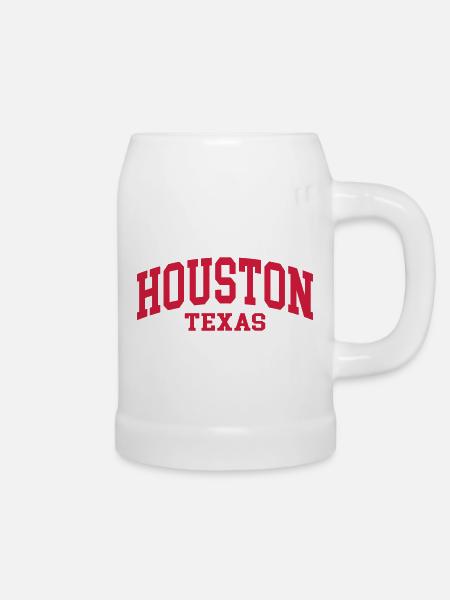 Houston - Bierkrug - Weiß