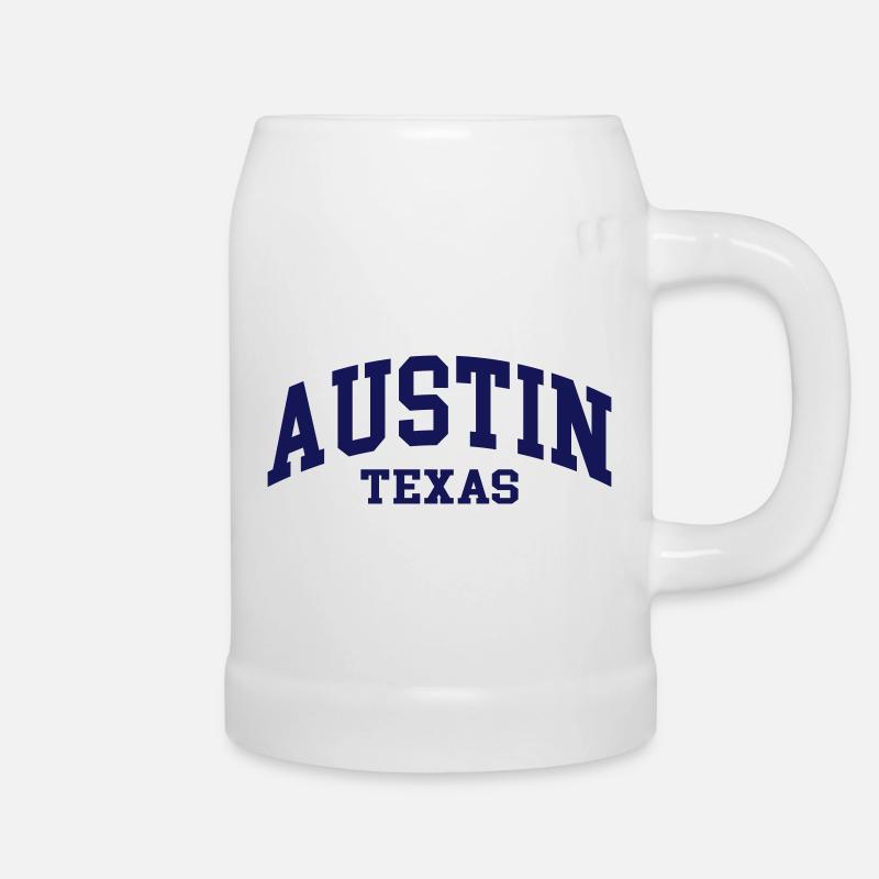 Austin - Bierkrug - Weiß
