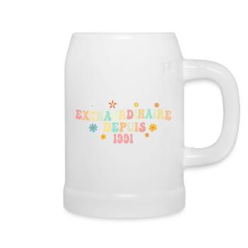 Extraordinaire Depuis 1991 Cadeau Femme Filles - Chope en céramique - blanc - Droite
