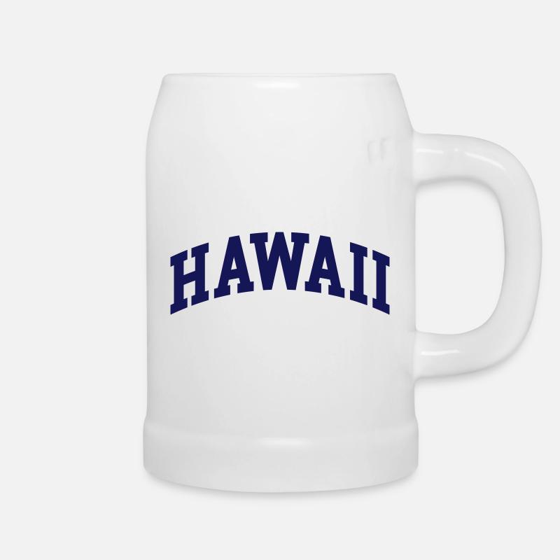 Hawaii - Bierkrug - Weiß